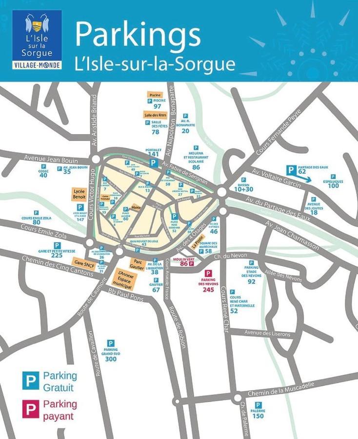 Appartement Terrasse Climatise Calme En Centre-Ville L'Isle-sur-la-Sorgue Ngoại thất bức ảnh